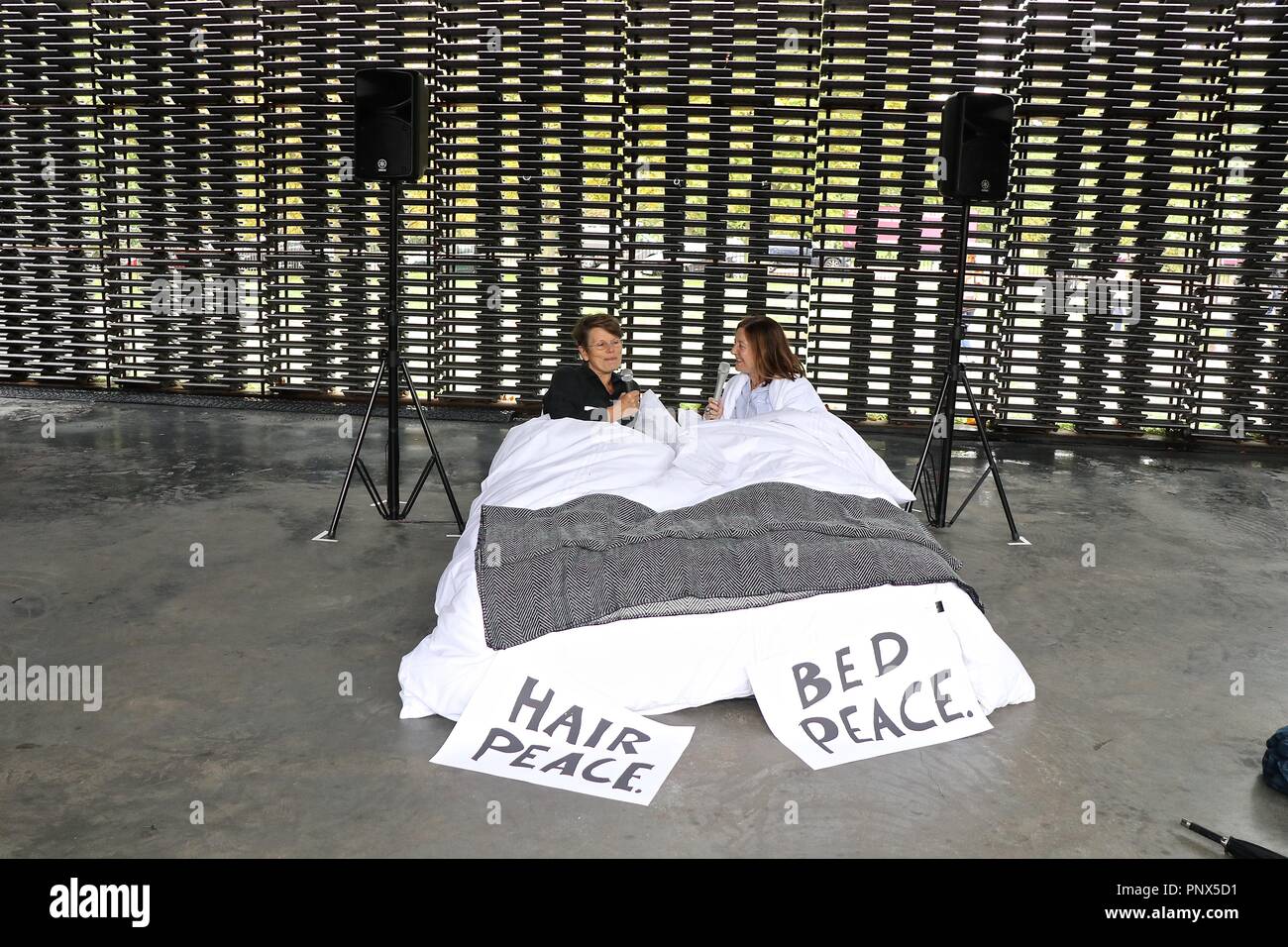 Serpentine Galerien Arbeiten Marathon 2018 Stockfoto