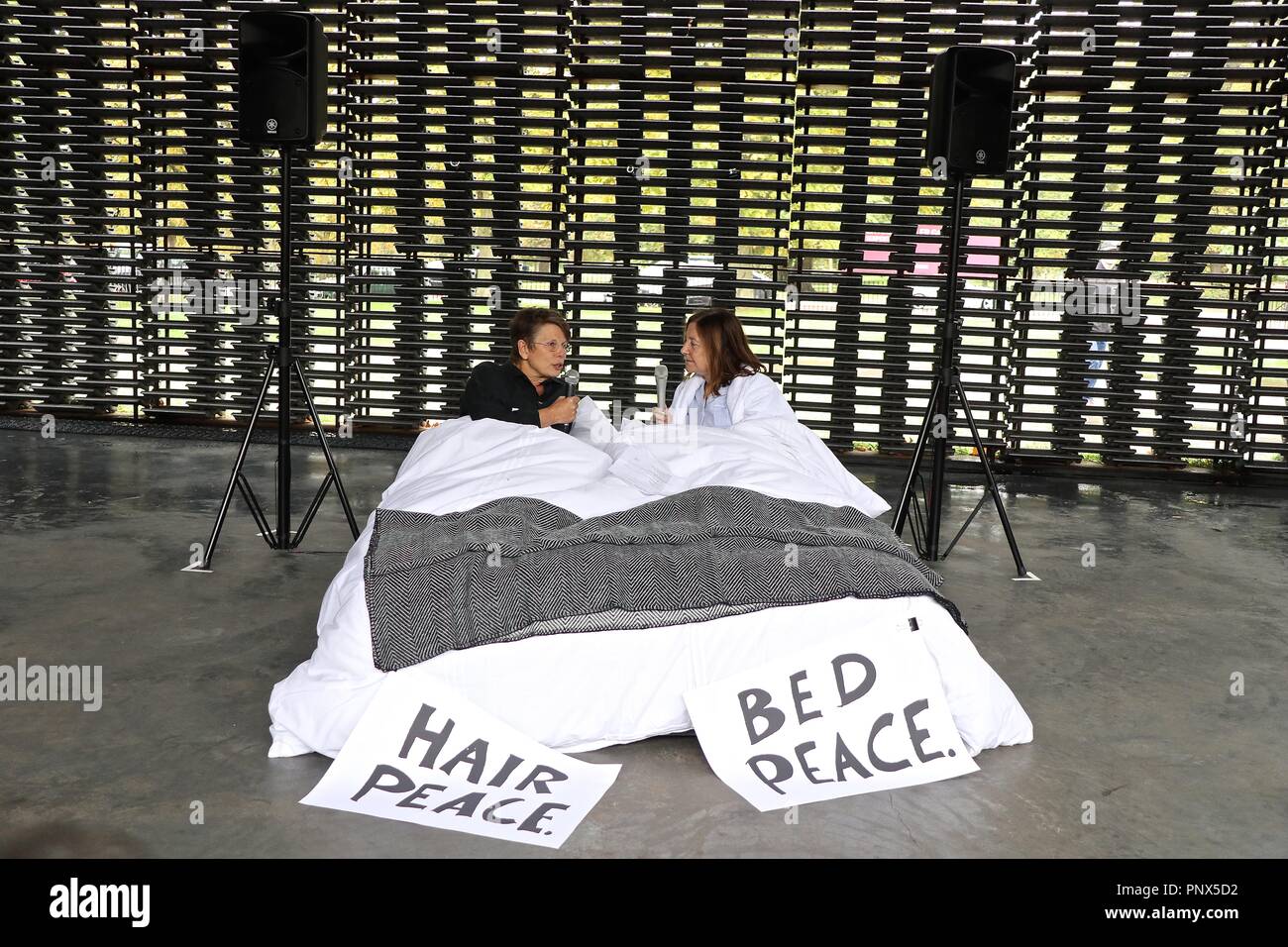 Serpentine Galerien Arbeiten Marathon 2018 Stockfoto