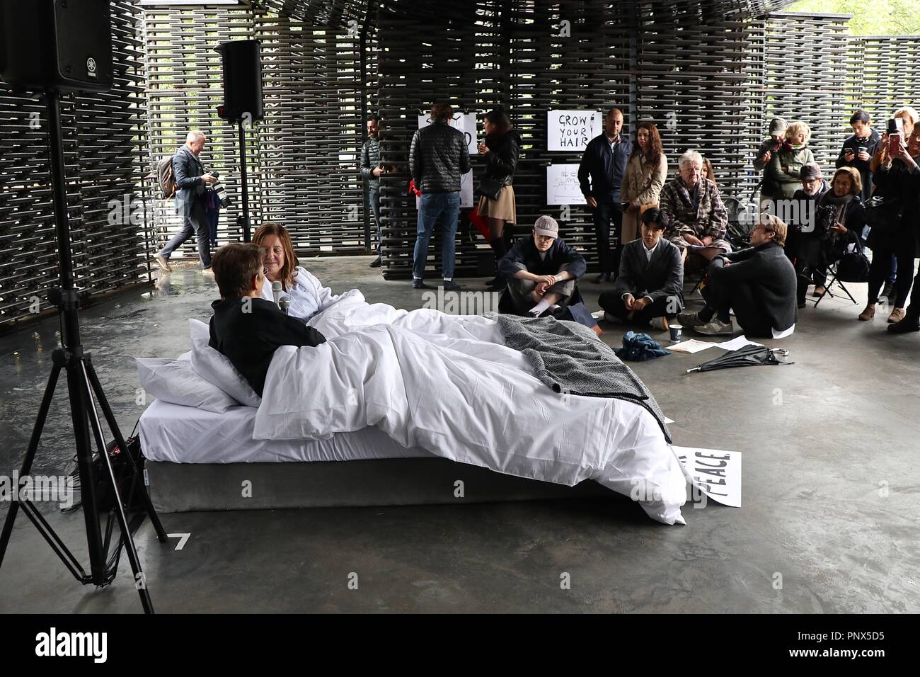 Serpentine Galerien Arbeiten Marathon 2018 Stockfoto