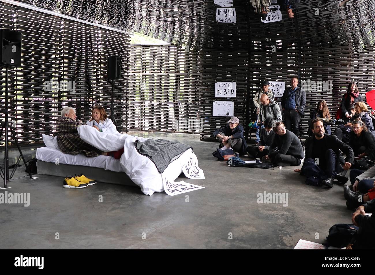 Serpentine Galerien Arbeiten Marathon 2018 Stockfoto