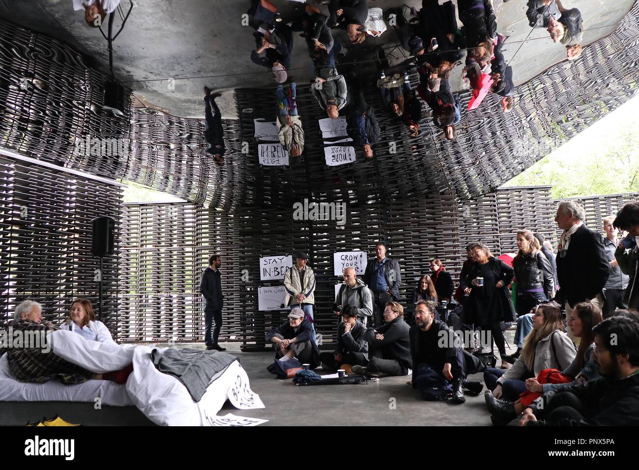 Serpentine Galerien Arbeiten Marathon 2018 Stockfoto