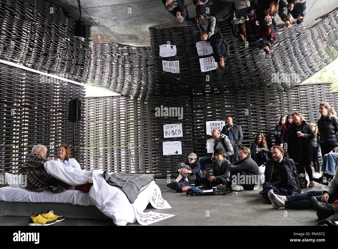 Serpentine Galerien Arbeiten Marathon 2018 Stockfoto