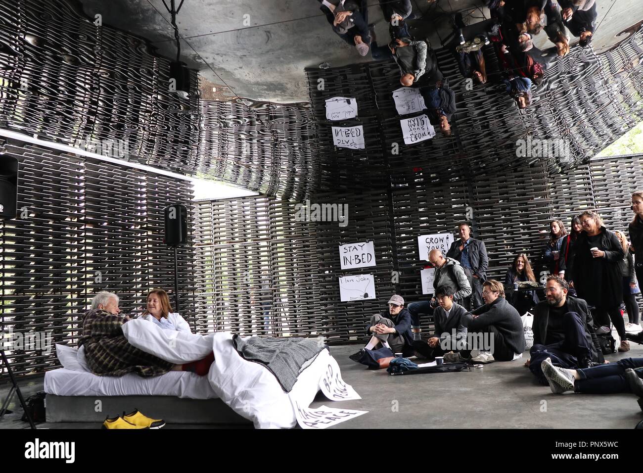 Serpentine Galerien Arbeiten Marathon 2018 Stockfoto