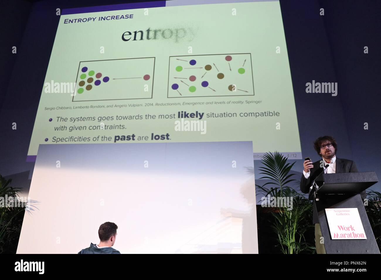 Serpentine Galerien Arbeiten Marathon 2018 Stockfoto