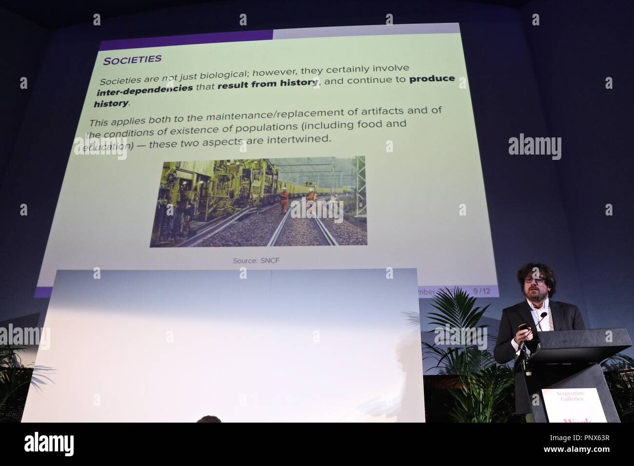 Serpentine Galerien Arbeiten Marathon 2018 Stockfoto