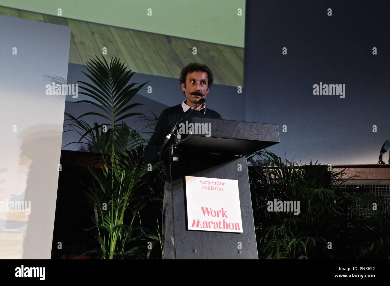 Serpentine Galerien Arbeiten Marathon 2018 Stockfoto