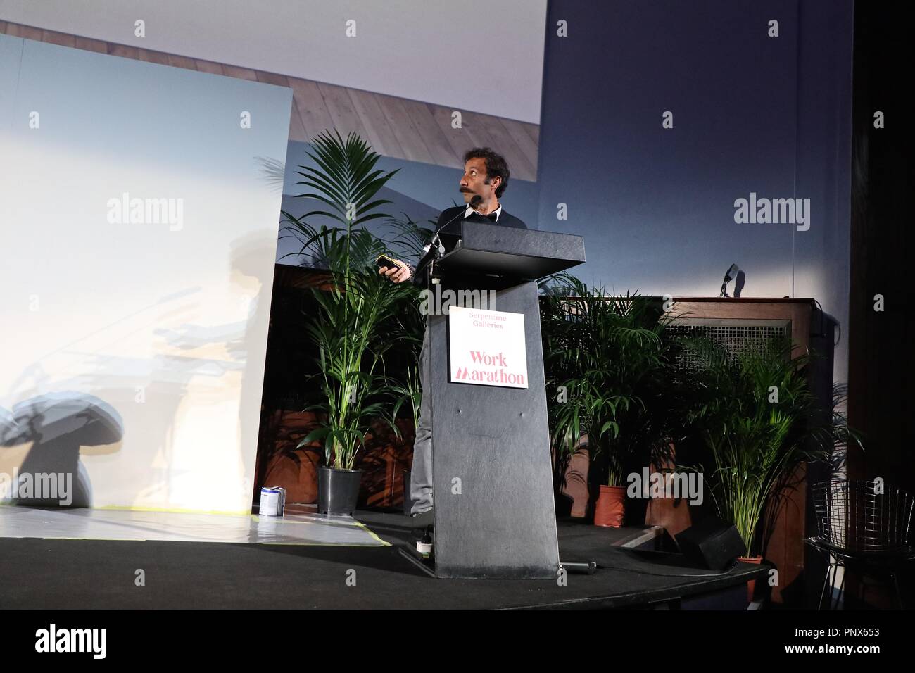 Serpentine Galerien Arbeiten Marathon 2018 Stockfoto