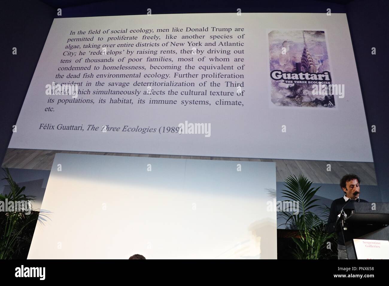 Serpentine Galerien Arbeiten Marathon 2018 Stockfoto