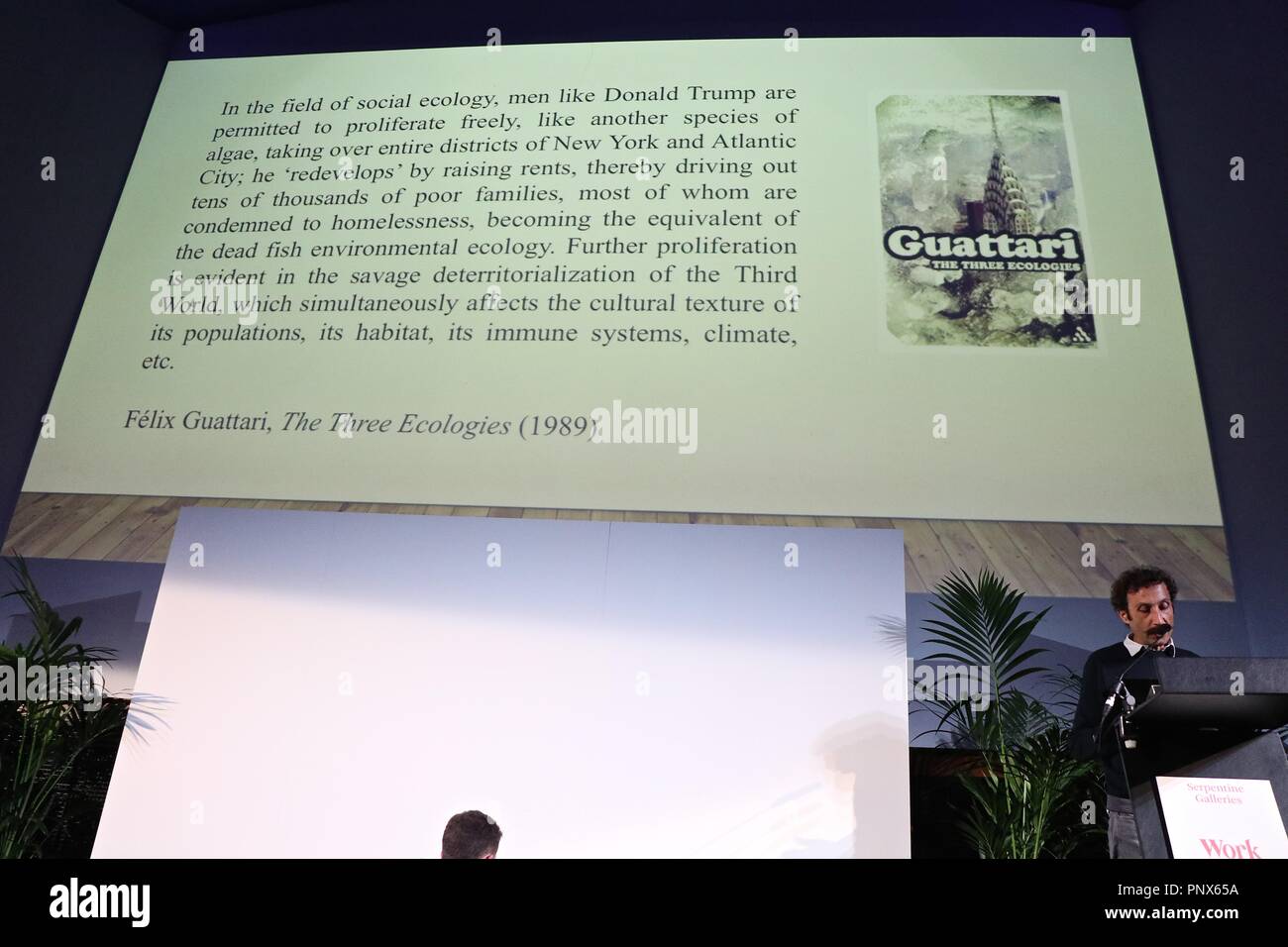 Serpentine Galerien Arbeiten Marathon 2018 Stockfoto