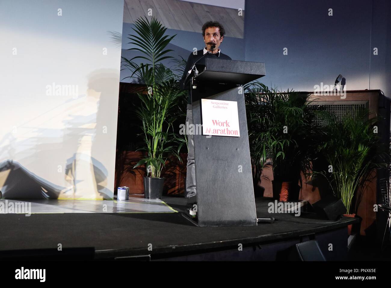 Serpentine Galerien Arbeiten Marathon 2018 Stockfoto