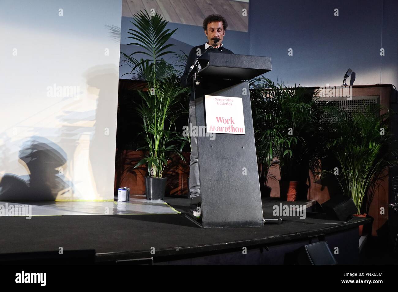 Serpentine Galerien Arbeiten Marathon 2018 Stockfoto