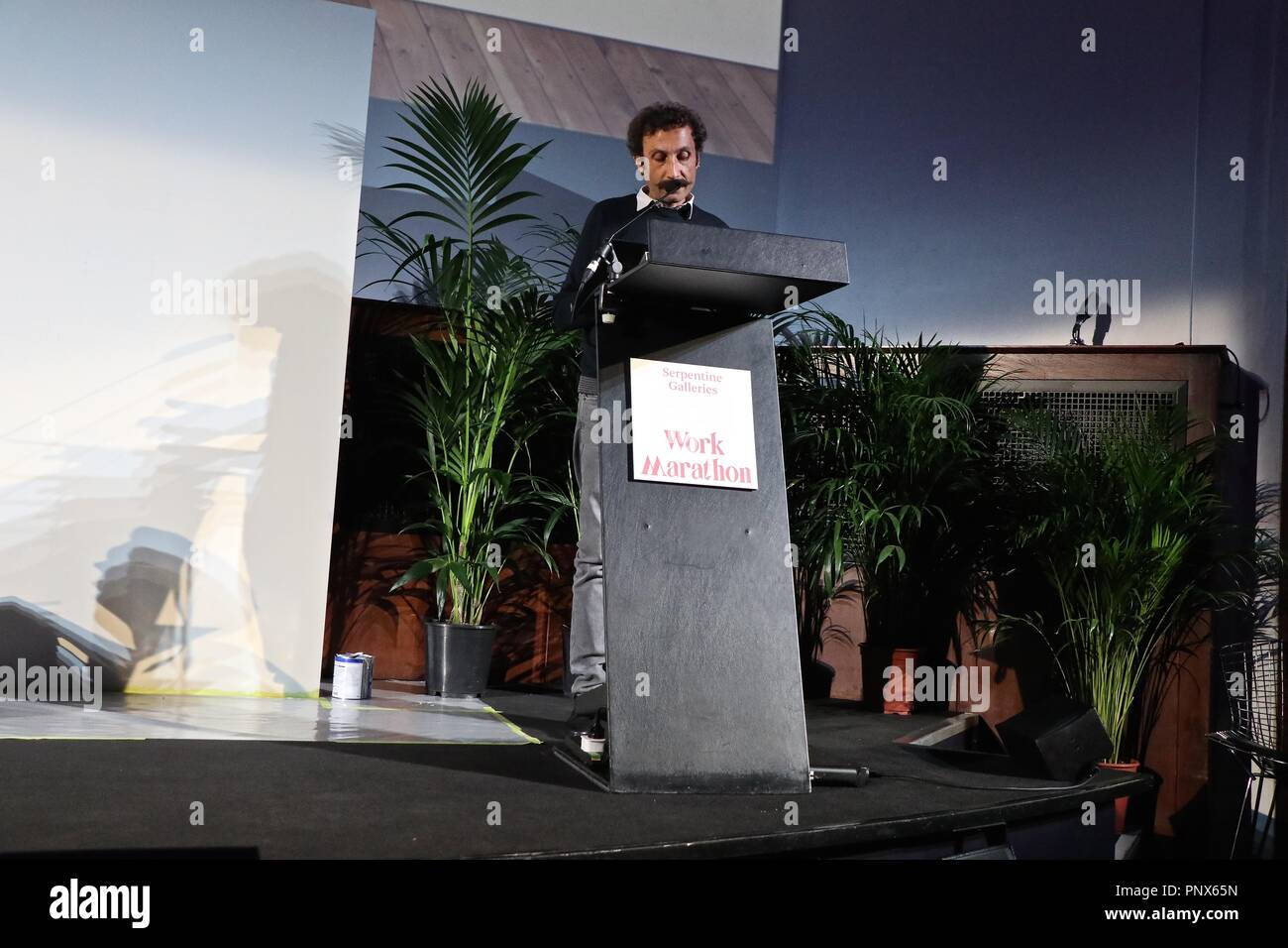 Serpentine Galerien Arbeiten Marathon 2018 Stockfoto