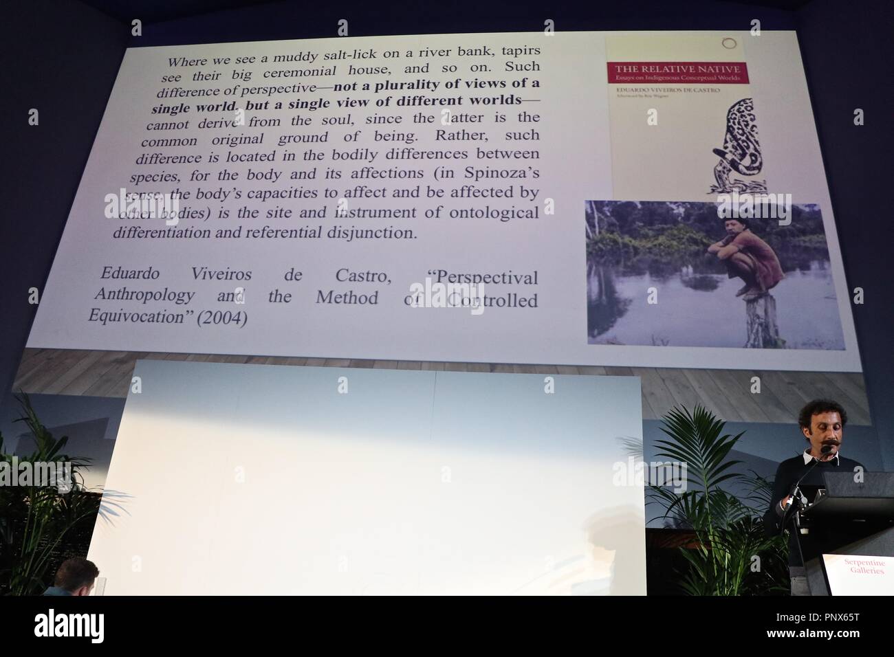 Serpentine Galerien Arbeiten Marathon 2018 Stockfoto