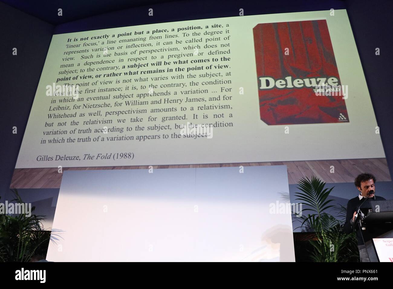 Serpentine Galerien Arbeiten Marathon 2018 Stockfoto