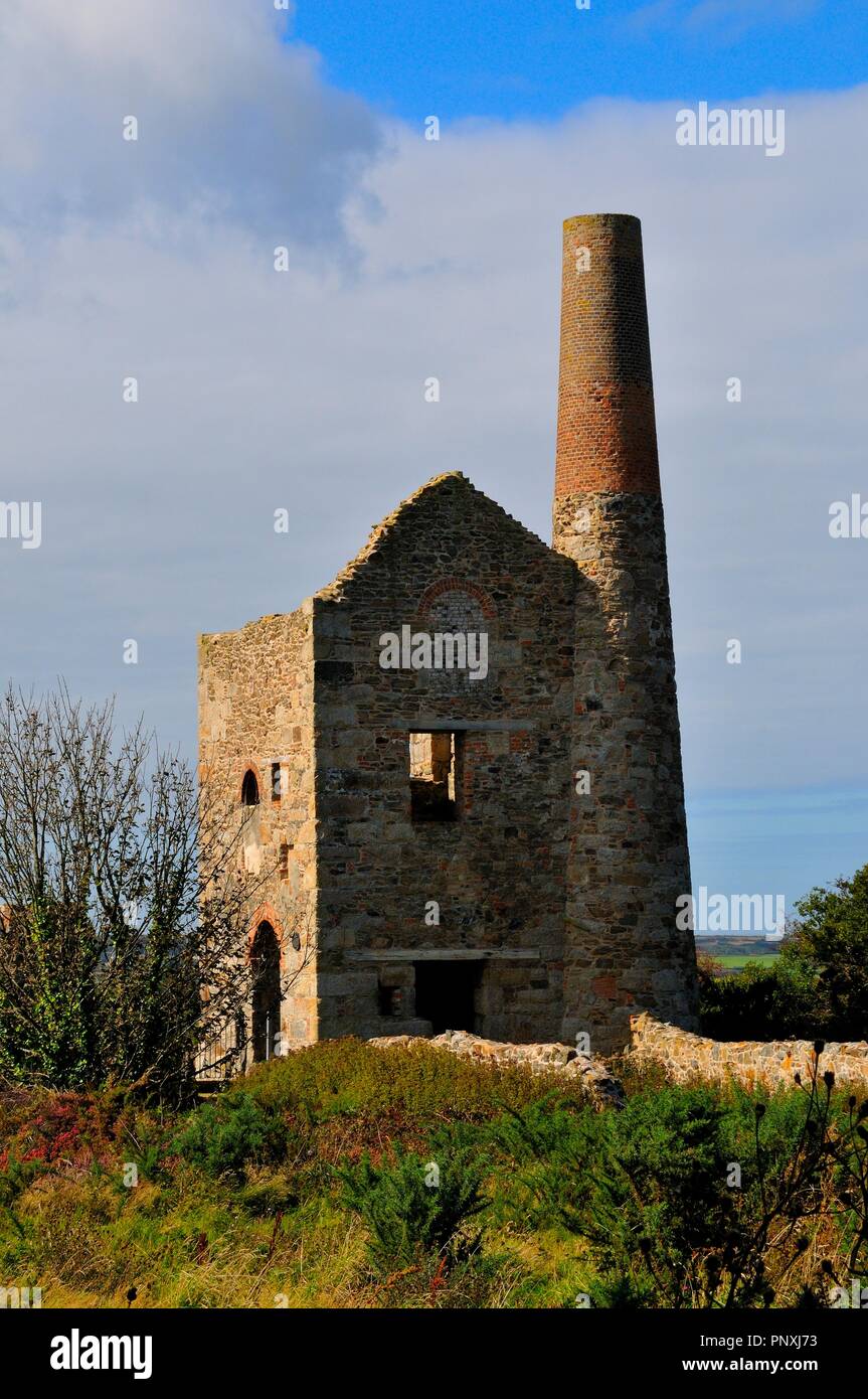 Wheal Peevor Mine Redruth Cornwall Stockfoto