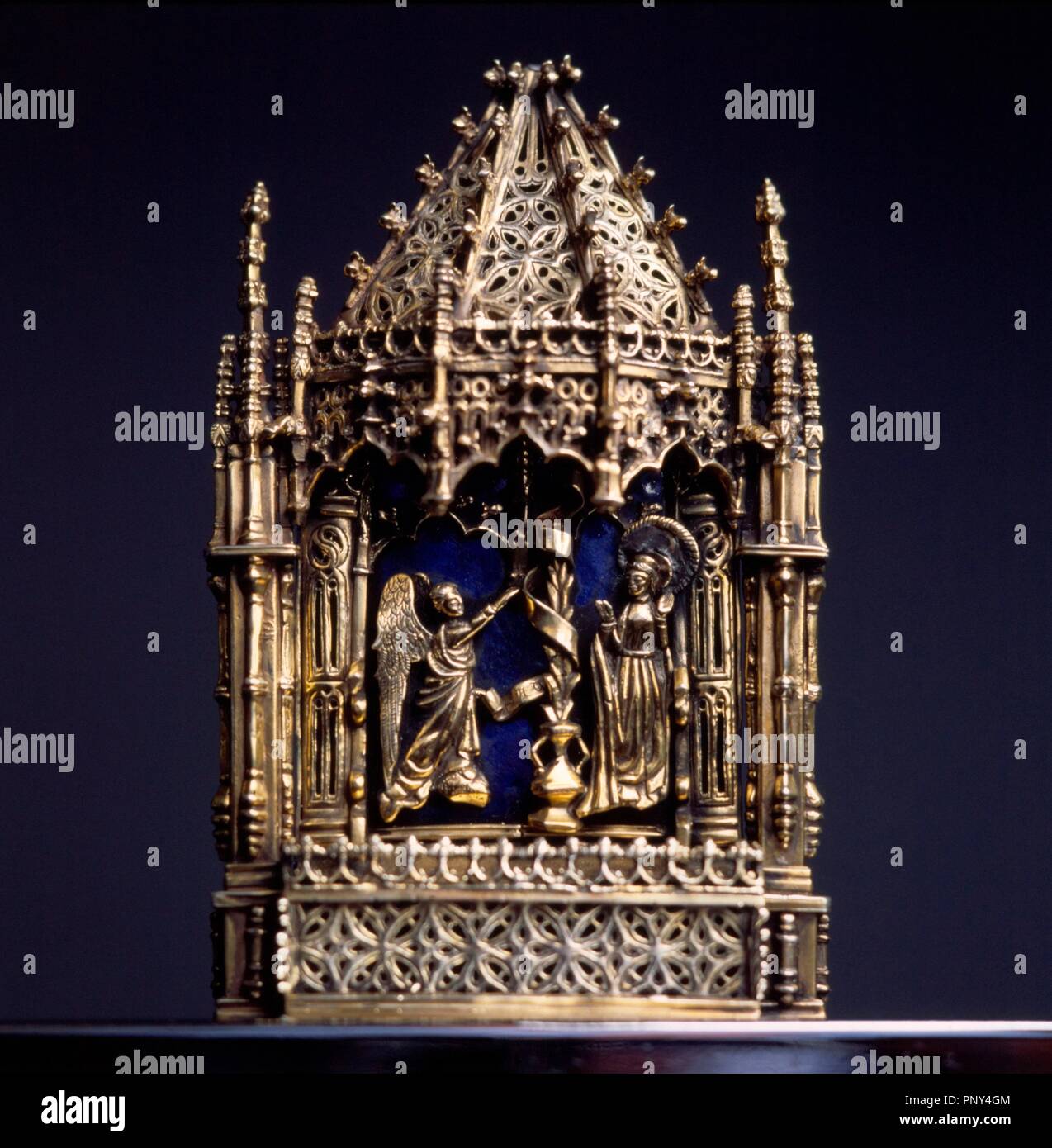 Portapaz des späten 15. Jahrhunderts. Stockfoto