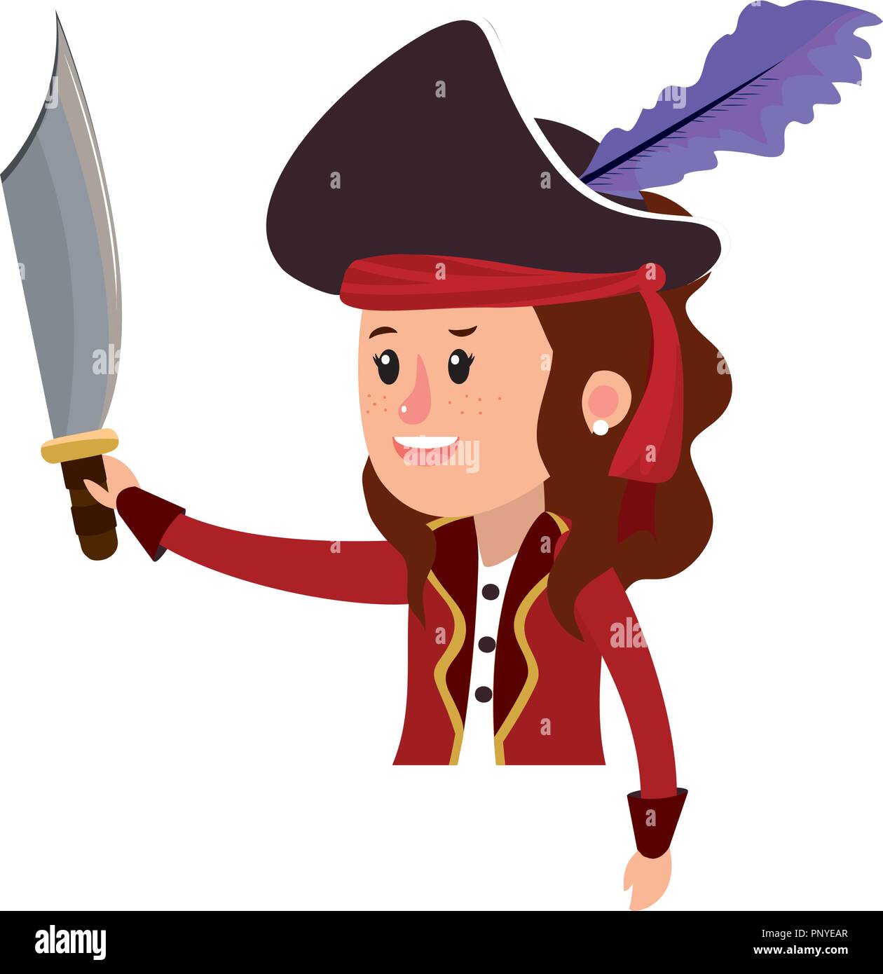 Mädchen halloween Cartoon Stock Vektor