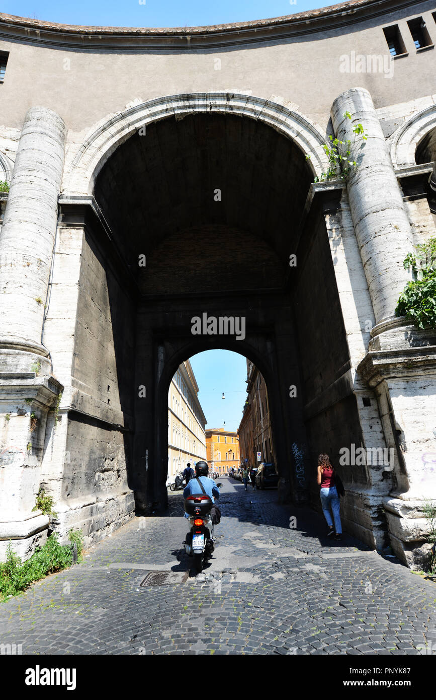 Porta Santo Spirito, die Vatikanstadt. Stockfoto