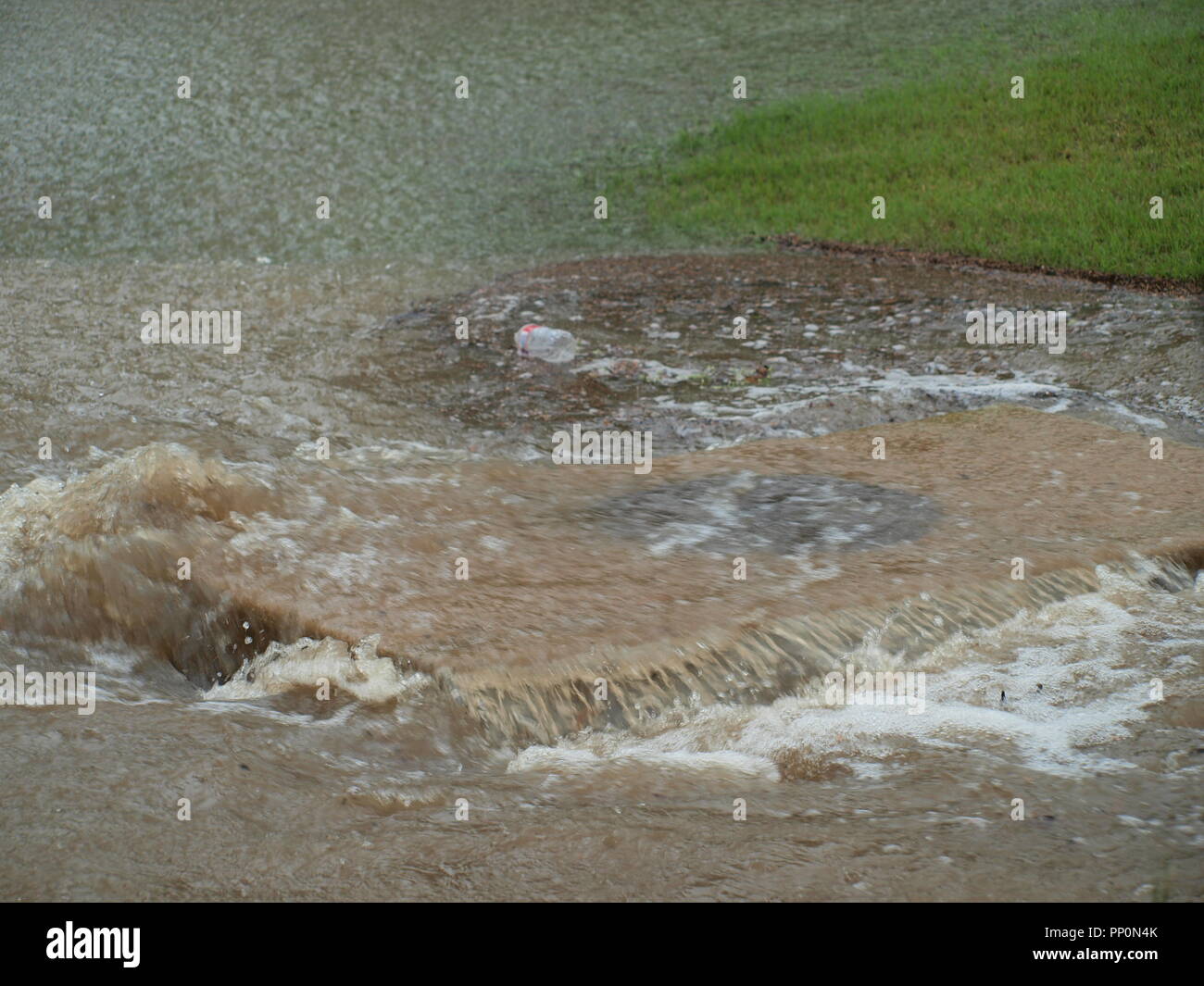 Überschwemmung in Nordtexas Stockfoto