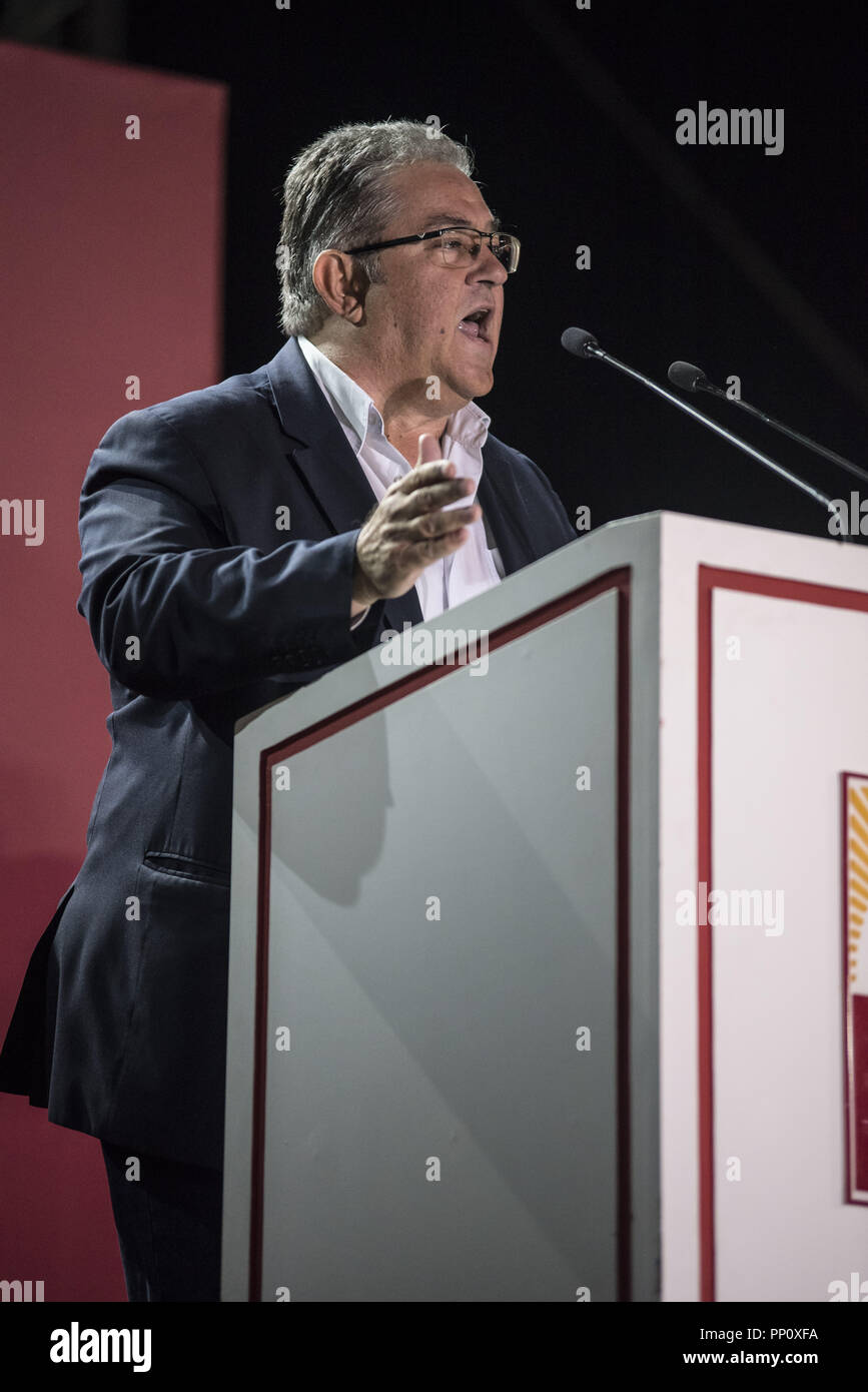 Athen, Griechenland. 22 Sep, 2018. Generalsekretär der Kommunistischen