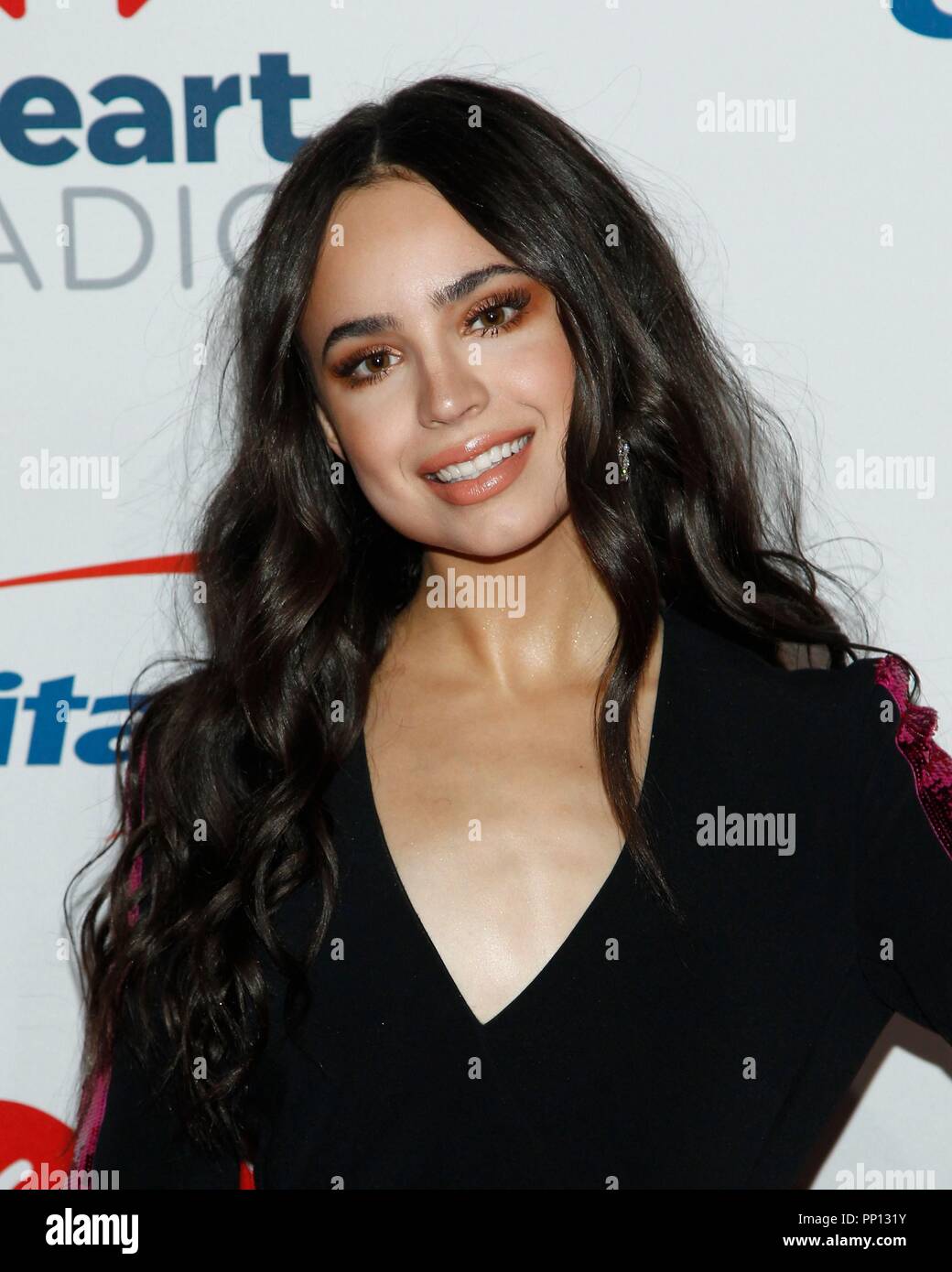 Las Vegas, USA. 22 Sep, 2018. Sofia Carson in der Ankunftshalle für 2018 iHeartRadio Music Festival - SA, T-Mobile Arena, Las Vegas, NV 22. September 2018. Credit: JA/Everett Collection/Alamy leben Nachrichten Stockfoto