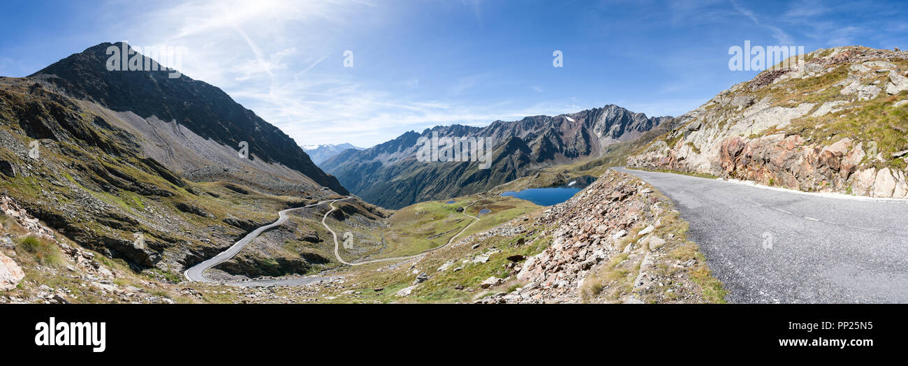 Am Passo di Gavia, Italien, Europa, EU Stockfoto