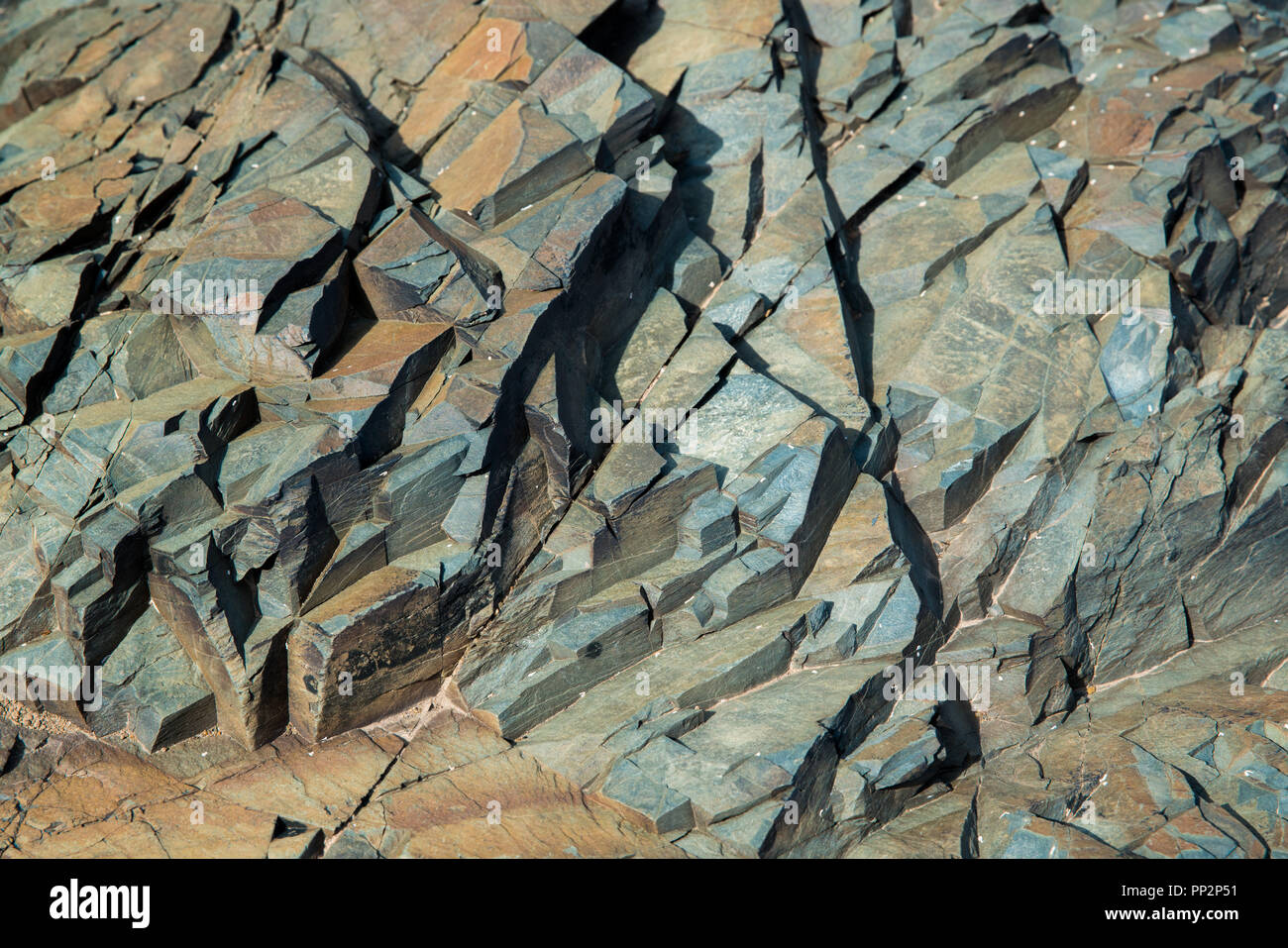 Rock scharfe Texturen Hintergrund aus der Natur Stockfoto