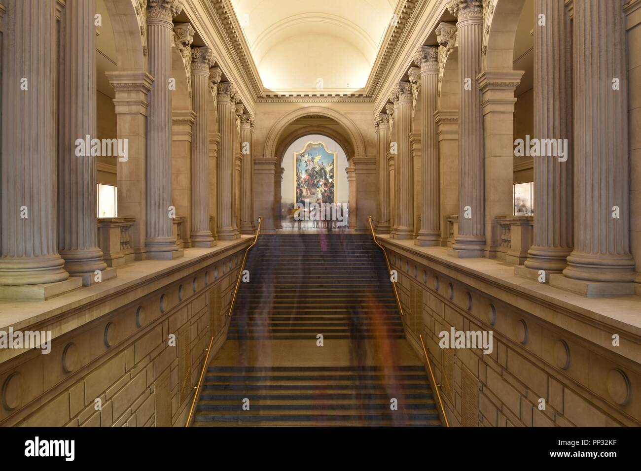 Die ikonischen MET, Metropolitan Museum der Kunst, im Central Park, New York City, USA Stockfoto