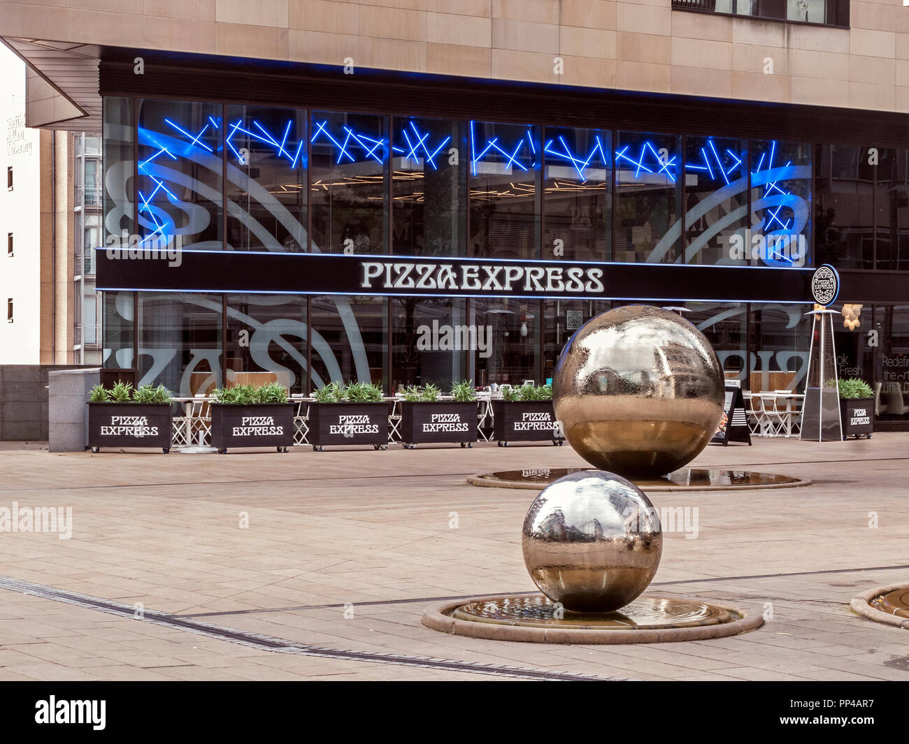Pizza Express, Millennium Square, Sheffield Stockfoto