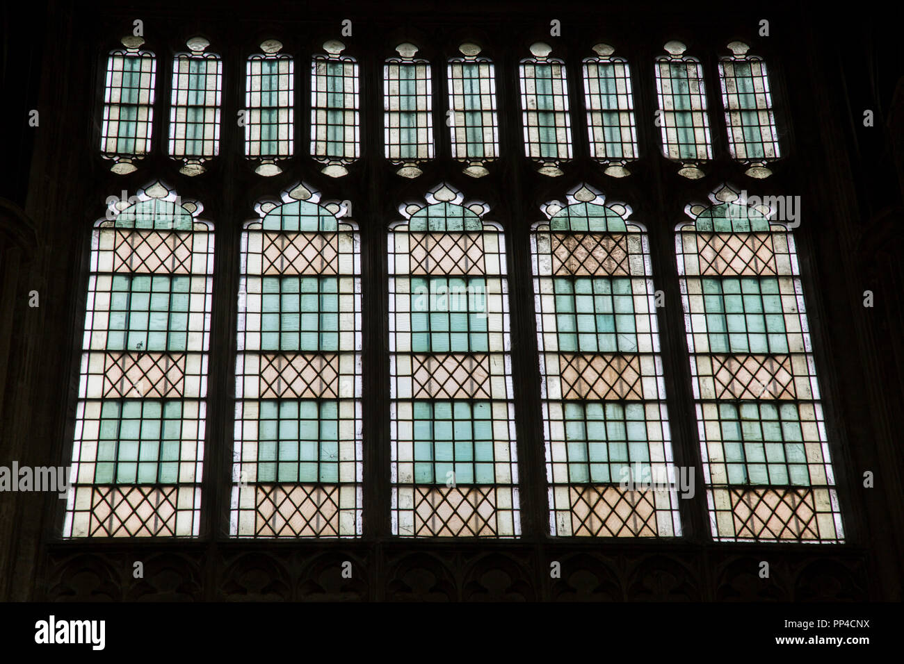 Glasfenster, Jungfrau Maria Kirche, Chipping Norton; Cotswolds; England; UK Stockfoto