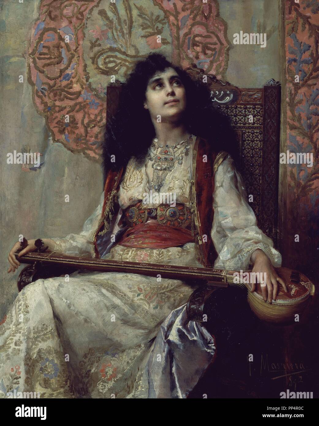 Orientalisch - SIGLO XIX-NUM 4502. Autor: MASRIERA, Francesc. Lage: CASON DEL BUEN RETIRO - PINTURA. MADRID. Spanien. Stockfoto