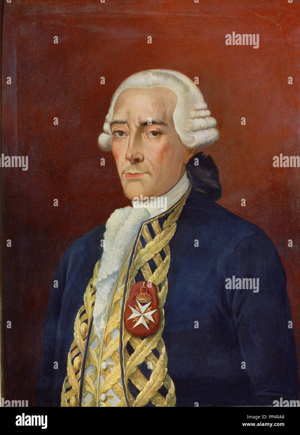 JORGE JUAN (1713-1773). Lage: Archivo de Indias. Sevilla. Sevilla. Spanien. Stockfoto