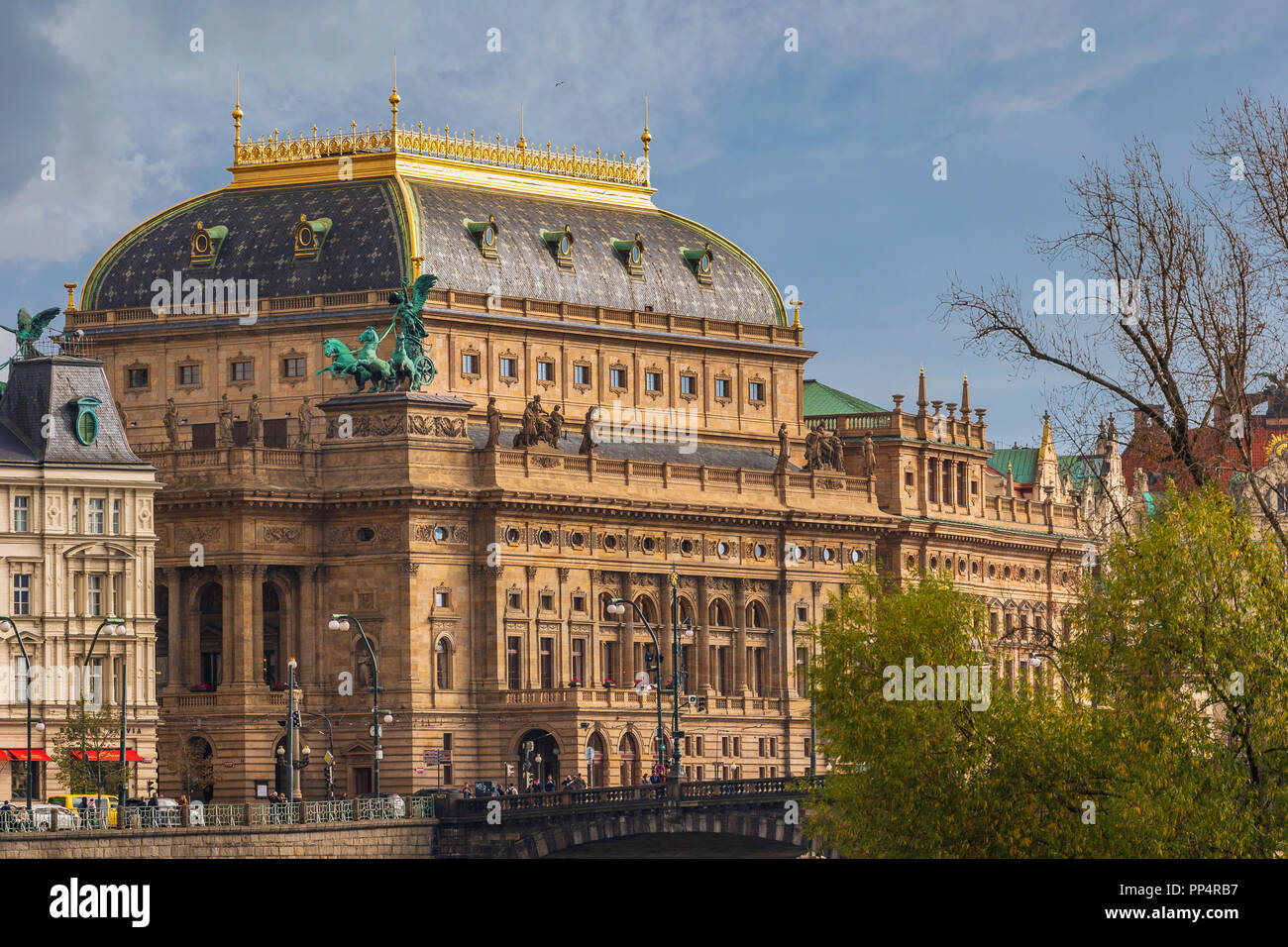 Nationaltheater in Prag, Tschechische Republik Stockfoto
