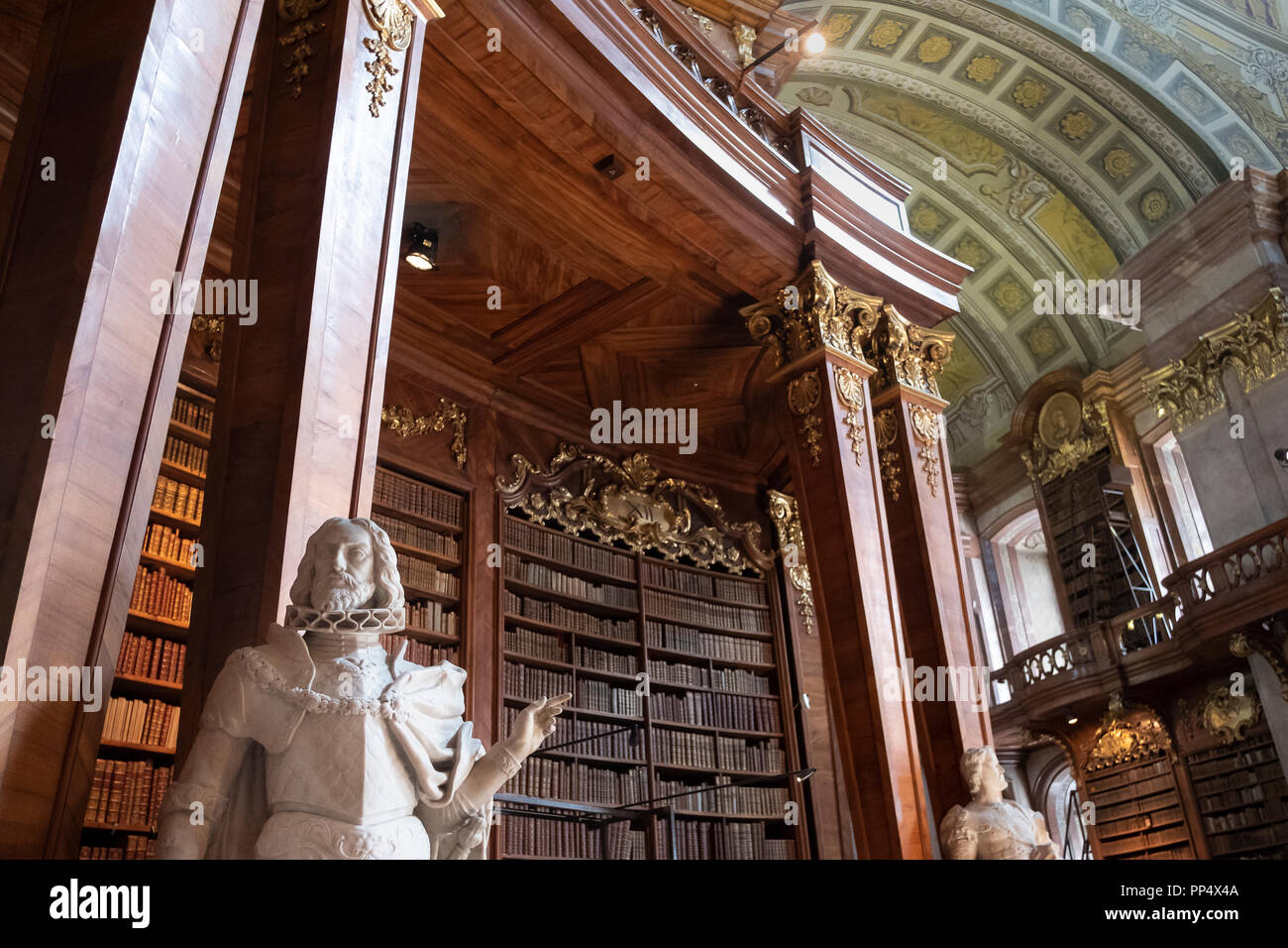 Österreichische Nationalbibliothek Stockfoto