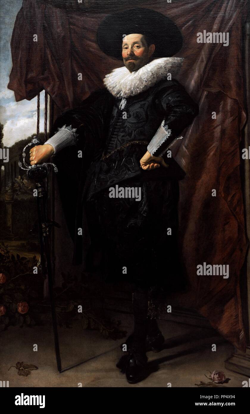 Frans Hals (1580-1666). Niederländische Maler. Portrait von Willem van Heythuysen (1585-1650). 1625-1630. Alte Pinakothek. München. Deutschland. Stockfoto