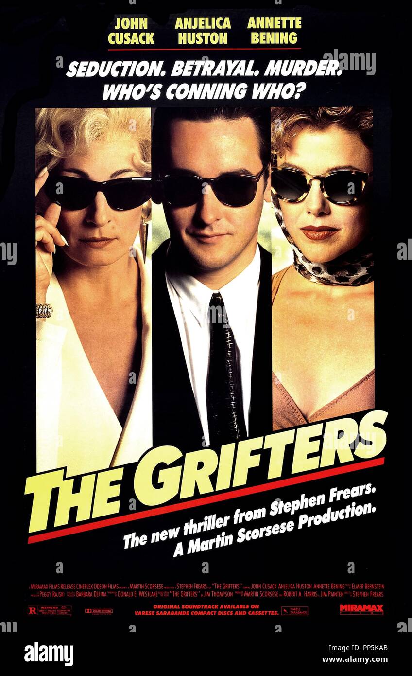 Original Film Titel: THE GRIFTERS. Englischer Titel: The GRIFTERS. Jahr: 1990. Regie: Stephen Frears. Credit: Cineplex Odeon Film, INC/Album Stockfoto