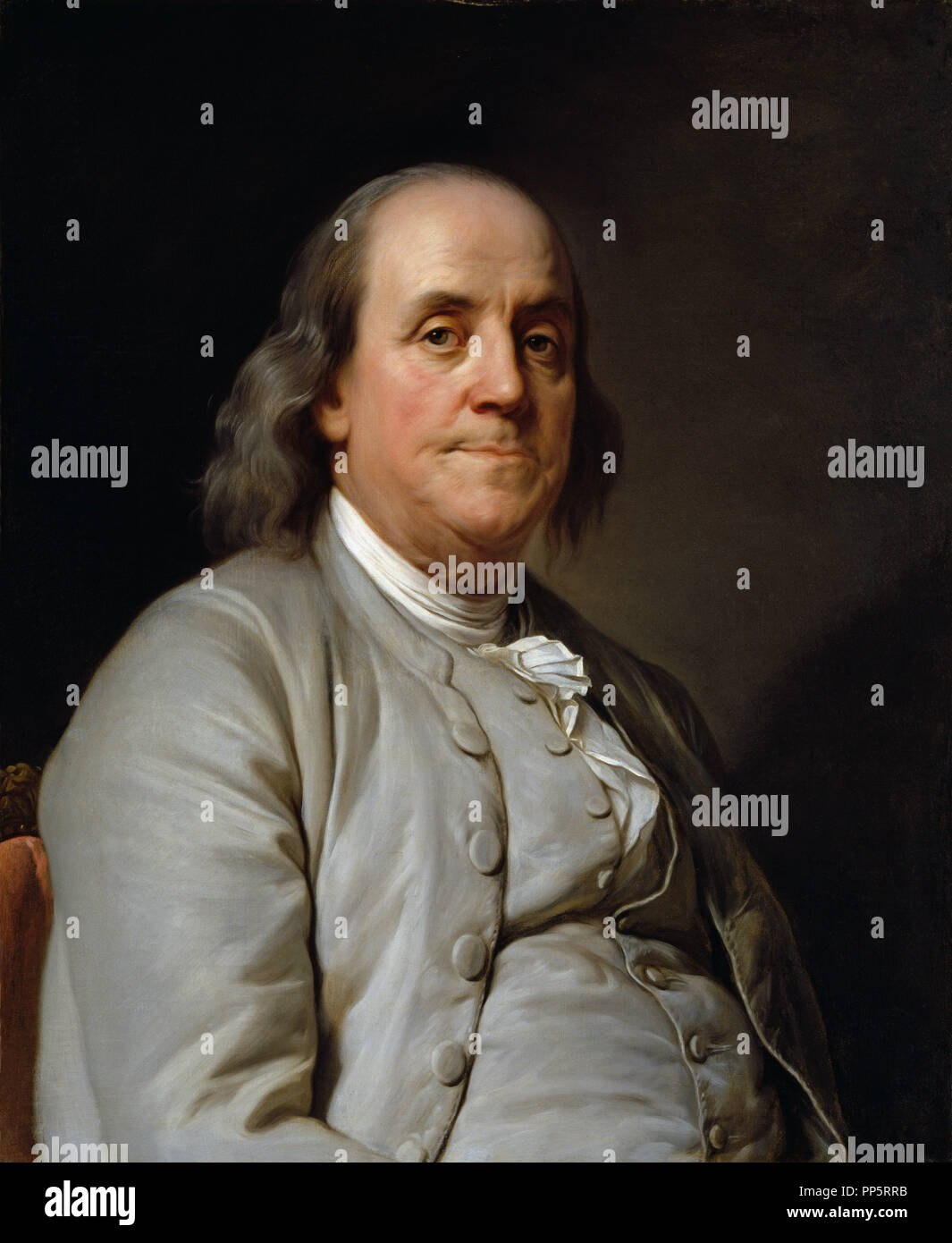 Portrait von Benjamin Franklin Stockfoto