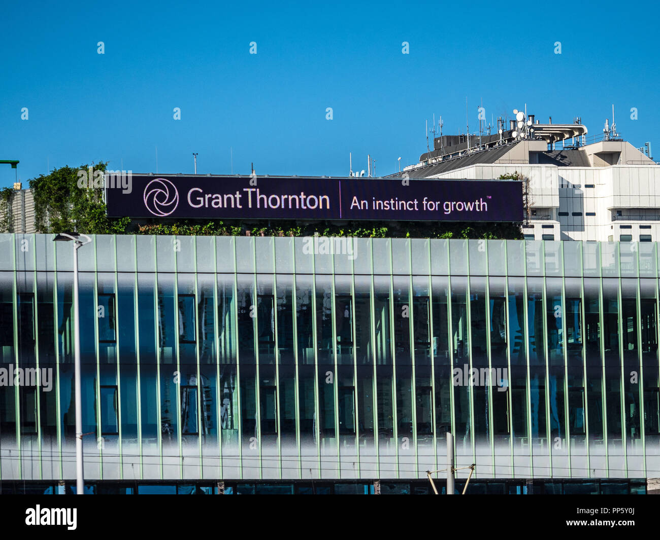 Grant Thornton europäische Niederlassungen in Rotterdam Stockfoto