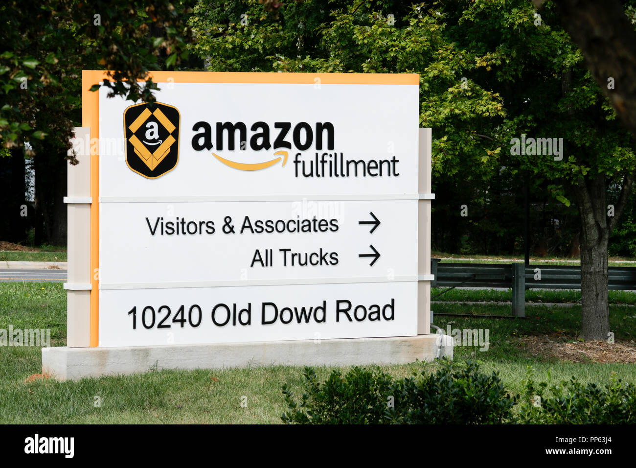 Amazon Fulfillment Center in Charlotte, NC Stockfoto