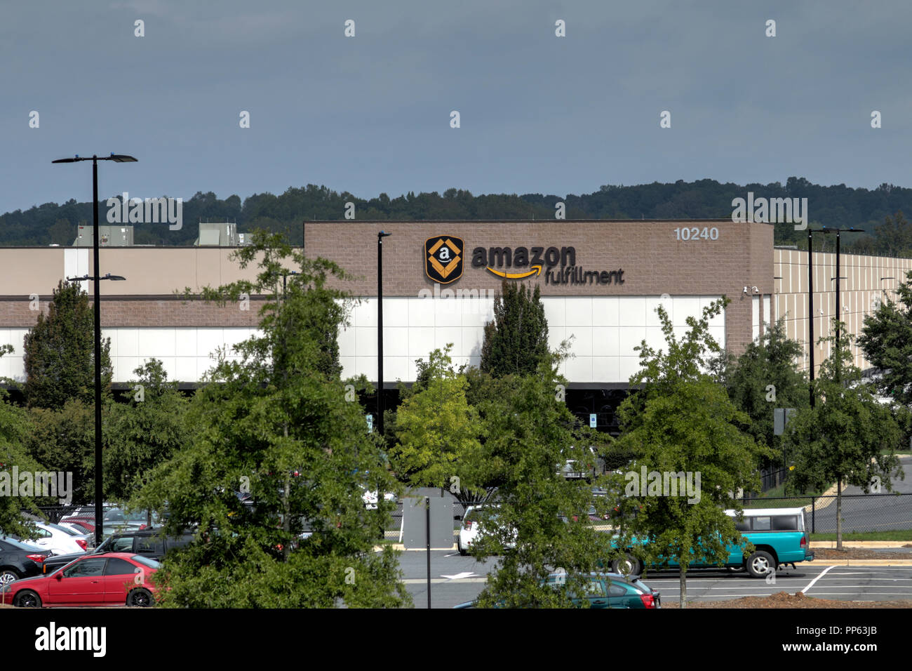 Amazon Fulfillment Center in Charlotte, NC Stockfoto