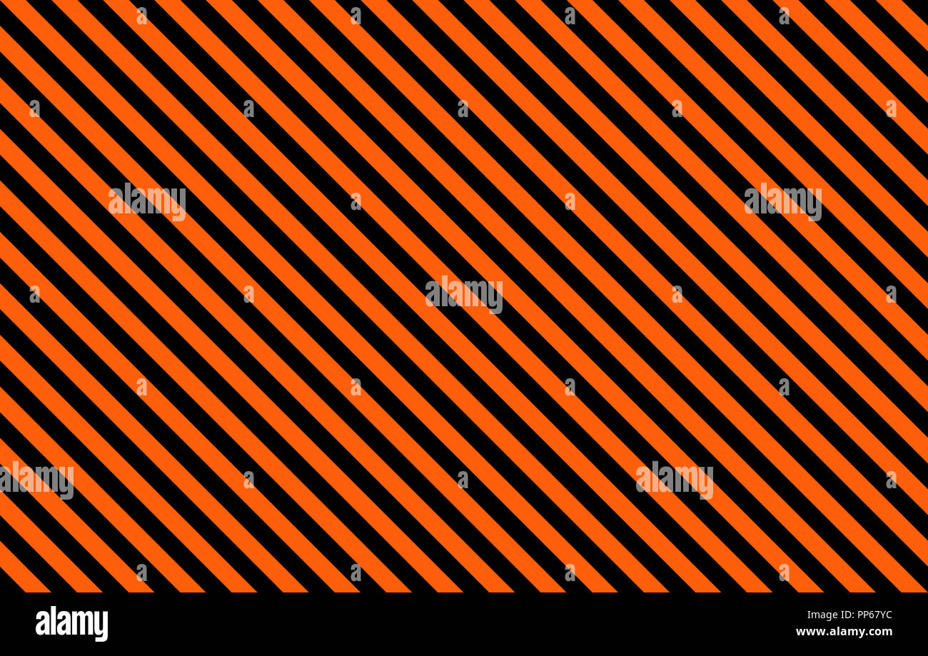 Orange und Schwarz Halloween inspiriert diagonale Streifen mit Kopie Raum, Grafik Ressource als abstrakt Hintergrund, Textildruck, Tapeten inspiration Stockfoto
