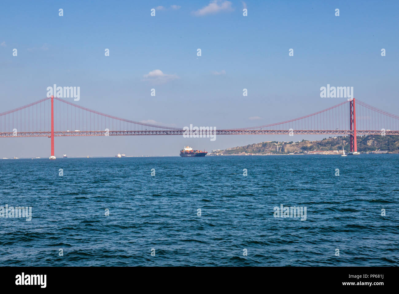 Lissabon Brücke 25 de Abril, Portugal Stockfoto