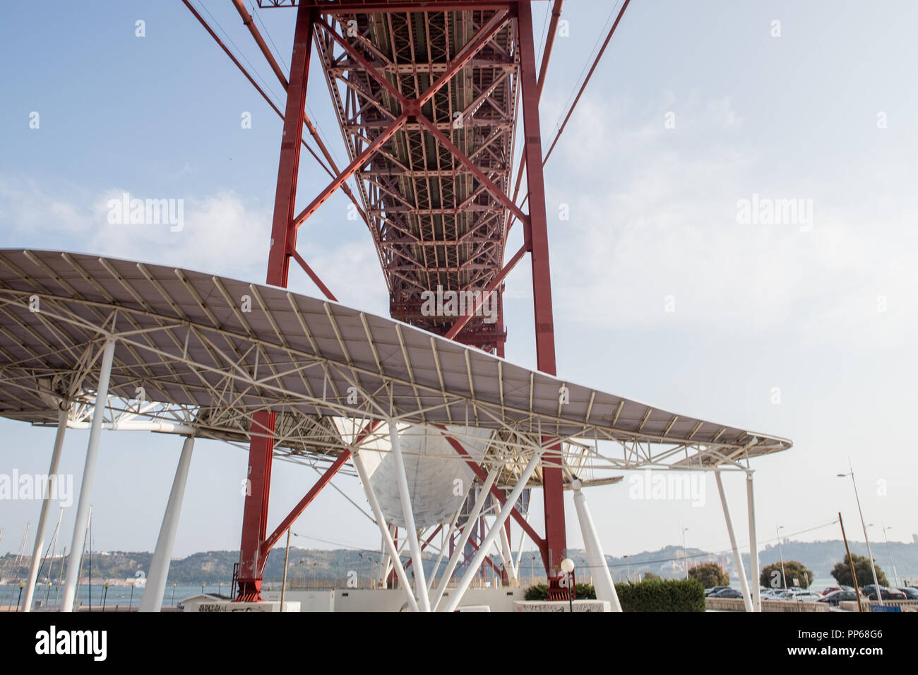 Lissabon Brücke 25 de Abril, Portugal Stockfoto