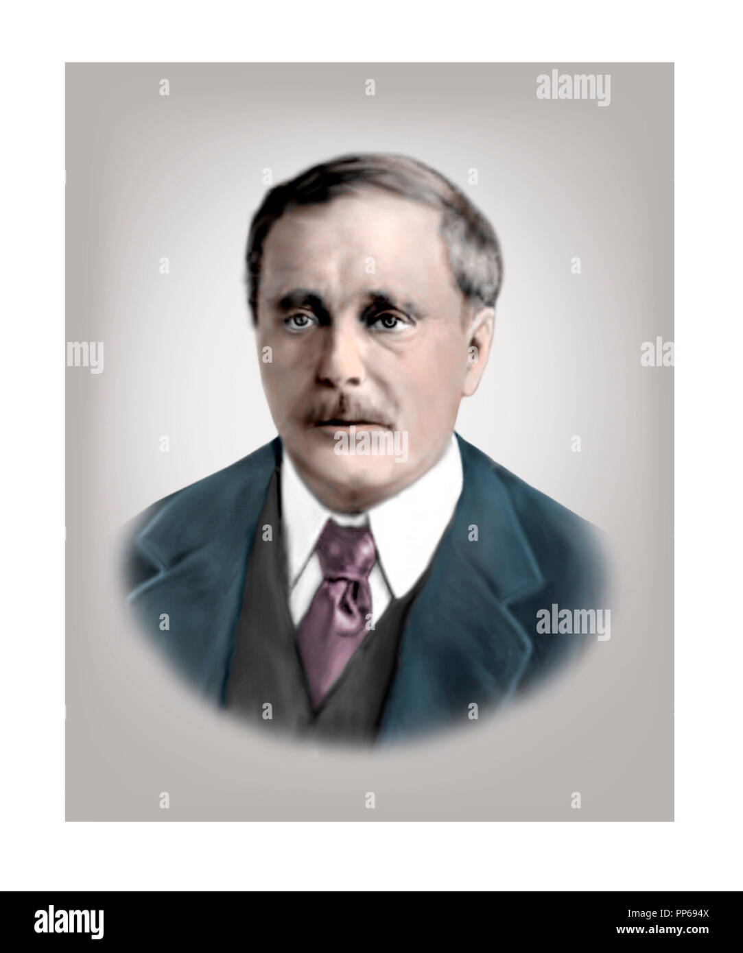 H G Wells 1866 - 1946 englische Schriftsteller Schriftsteller Stockfoto