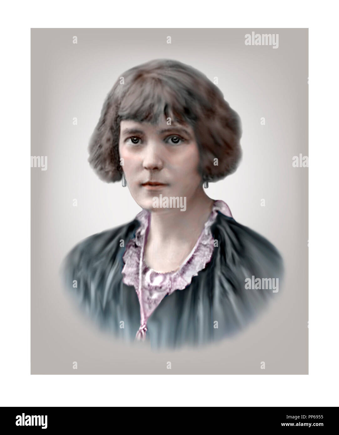 Katherine Mansfield 1888 - 1923 Neuseeland Schriftsteller Stockfoto