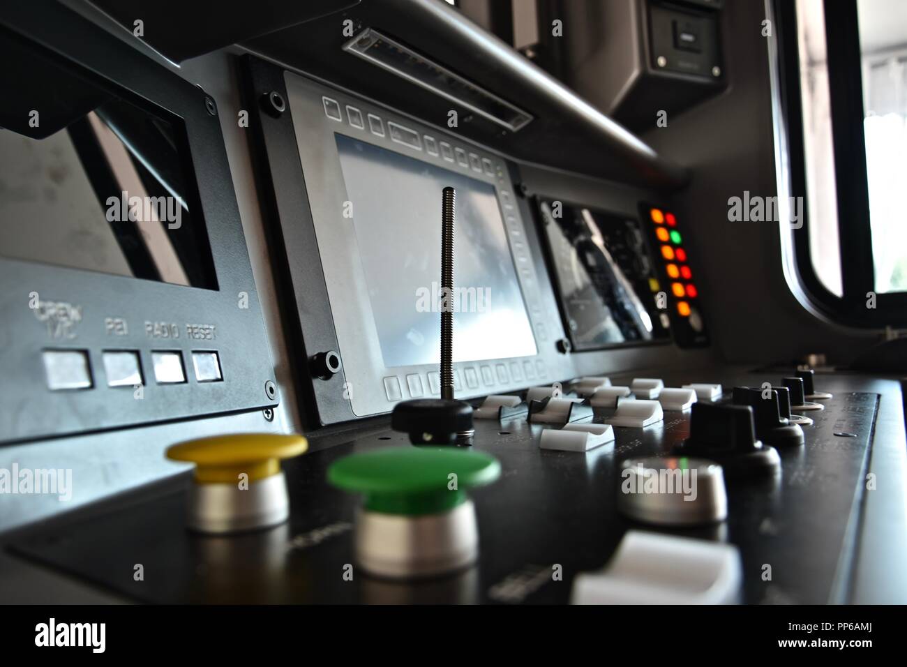 Prototyp MBTA Red Line Auto auf Anzeige in Boston hergestellt von Crrc Stockfoto