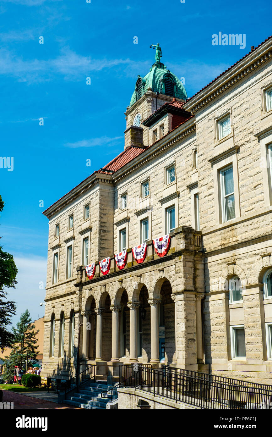 Rockingham County Courthouse, Court Square, Harrisonburg, Virginia Stockfoto