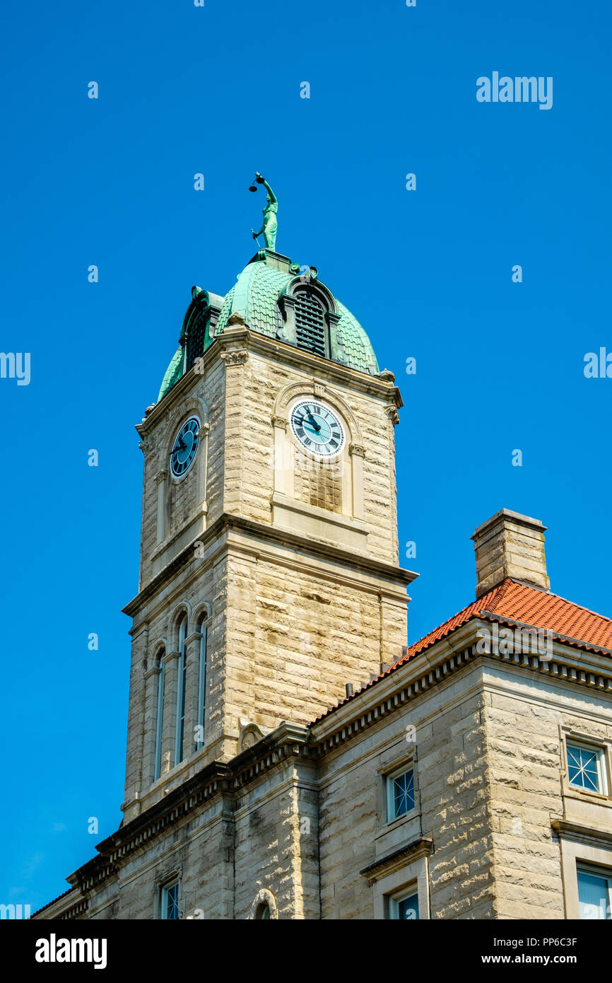 Rockingham County Courthouse, Court Square, Harrisonburg, Virginia Stockfoto