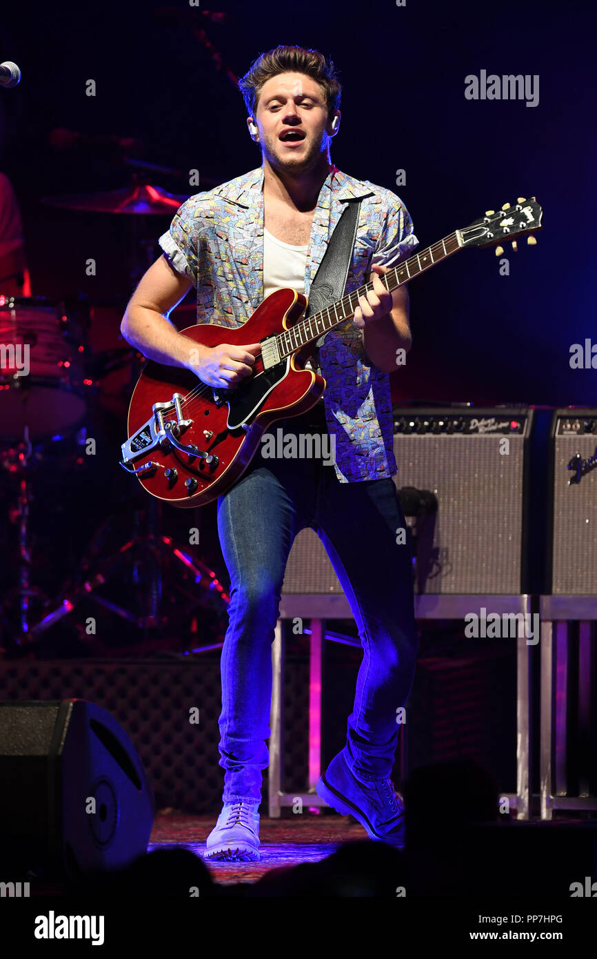 West Palm Beach, FL, USA. 23 Sep, 2018. Niall Horan führt im Coral Sky Amphitheater am 23. September 2018 in West Palm Beach, Florida. Quelle: MPI04/Medien Punch/Alamy leben Nachrichten Stockfoto