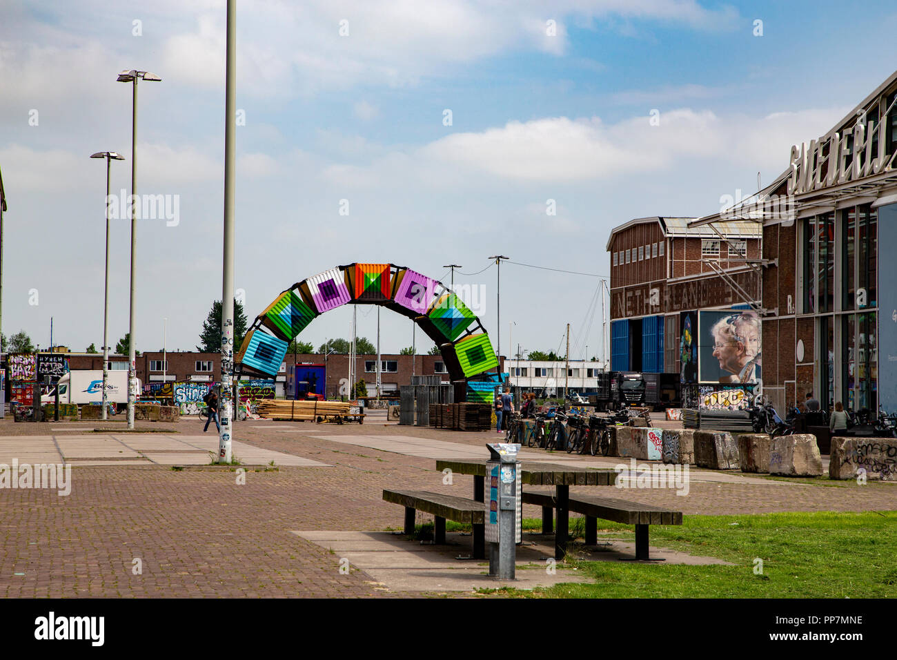 Der NDSM-WERFT, Amsterdam, Holland Stockfoto